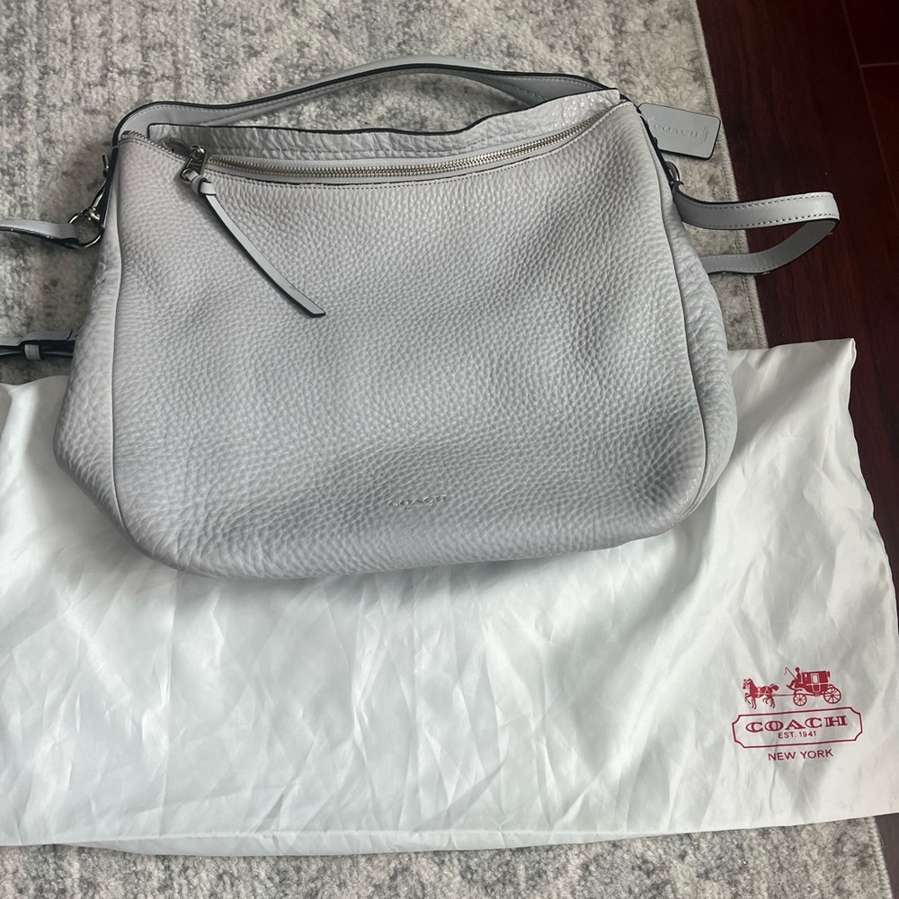 Coach grey shoulder bag